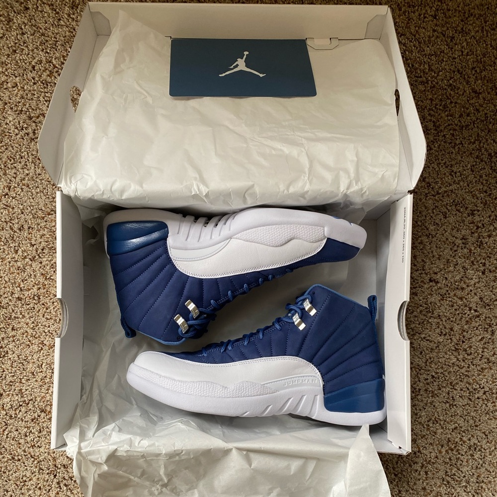 Air Jordan 12 Retro 'Indigo' - Picture 1 of 3